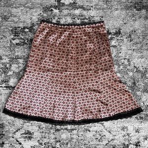 The limited satin skirt